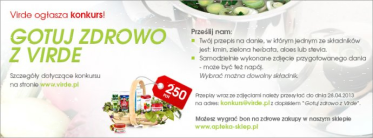 Konkurs "Gotuj zdrowo z Virde"