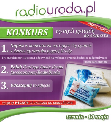 Konkurs "Wygraj chusteczki do demakijażu!"