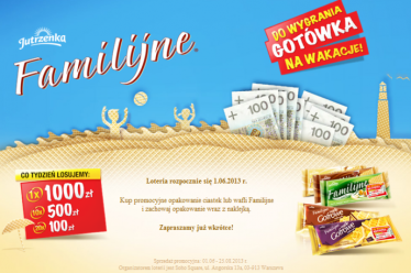 Jutrzenka - Familijne - Do wygrania gotówka na wakacje