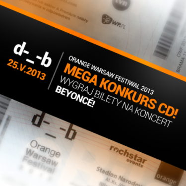 Konkurs "Wygraj bilety na Koncert Beyonce"