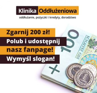 Konkurs "Na slogan promujący Klinikę Oddłużeniową"