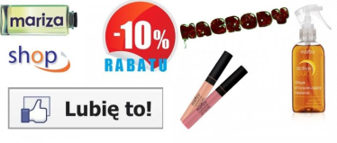 Zgarnij 10% rabatu w MarizaShop za kliknięcie "lubię to"