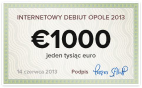 Konkurs "Wygraj 1000 euro" do godz. 19:00