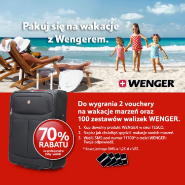 Konkurs "Pakuj się na wakacje z Wengerem"