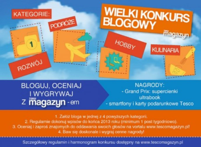 Wielki Konkurs Blogowy Tesco magazynu