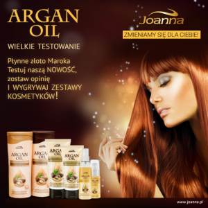 Konkurs "Joanna Argan Oil Testowanie"