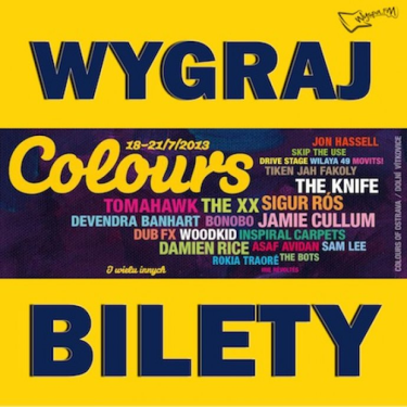 Konkurs "Wygraj bilet na Colours of strava 2013"