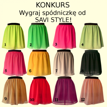 Wygraj dowolną spódniczkę od Savi Style