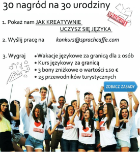 30 nagród na 30 urodziny Sprachcaffe