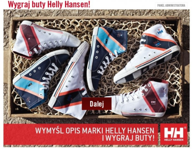 Konkurs "Zgarnij buty HellyHansen"
