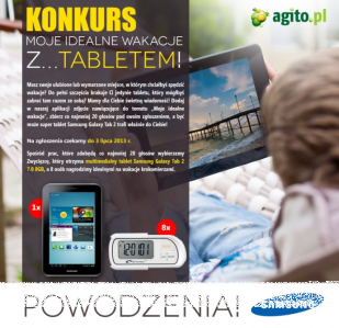 Konkurs "Moje idealne wakacje z... tabletem" fotograficzny