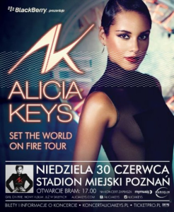 Konkurs "Wygraj bilet na koncert Alicii Keys" Poznań