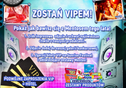Konkurs "Mentos - Zostań VIPem" fotograficzny