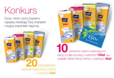 Konkurs "Bawełniane cechy kobiet"