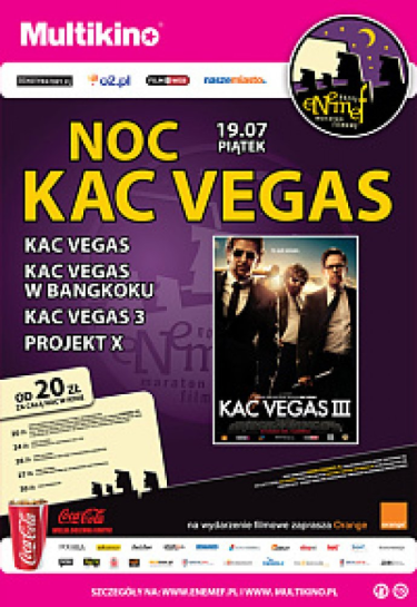Konkurs "ENEMEF: Noc Kac Vegas" wybrane Multikina