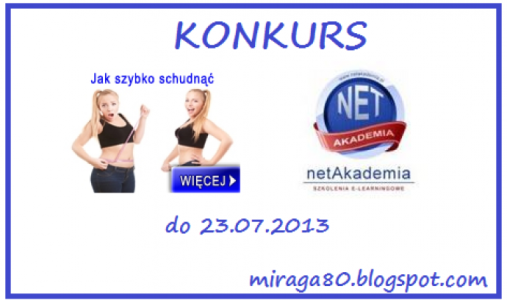 Konkurs "Jak szybko schudnąć z netAkademia.pl"