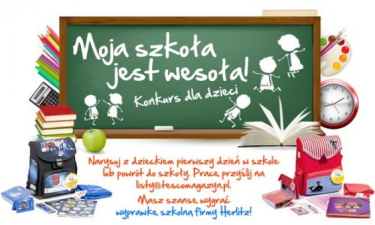 Konkurs "Moja szkoła jest wesoła" dla dzieci