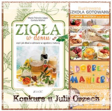 Konkurs "z wydawnictwem Jedność u Julii Orzech"