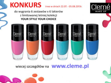 Konkurs "Kolorowe lato z Cleme Cosmetics" fotograficzny