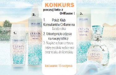 Konkurs "Poczuj lato z Oriflame"