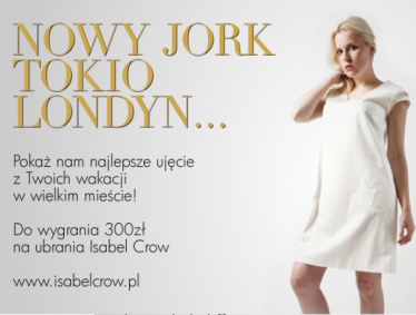 Konkurs "Pokaż zdjęcie z wakacji w wielkim mieście i wygraj!"