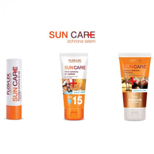 Konkurs "Wygraj zestaw SUN CARE ochrona przeciwsłoneczna Floslek"