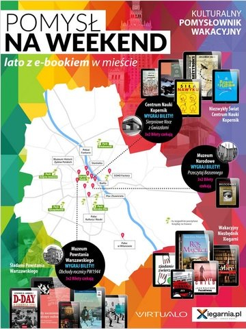 Konkurs "Kulturalne lato w mieście z e-bookami" Warszawa