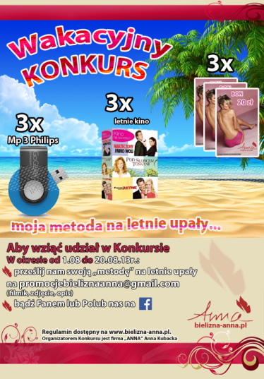 Konkurs "Moja metoda na letnie upały"