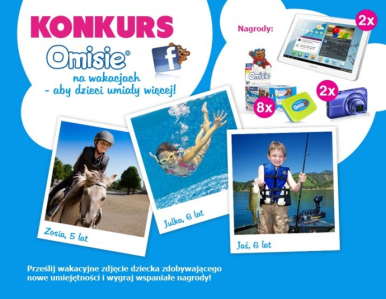 Konkurs "Omisie na wakacjach - aby dzieci umiały więcej" fotograficzny