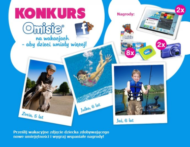 Konkurs "Omisie na wakacjach - aby dzieci umiały więcej" fotograficzny