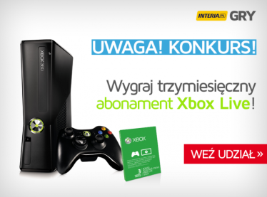 Konkurs "3 miesiące z Xbox Live za darmo"
