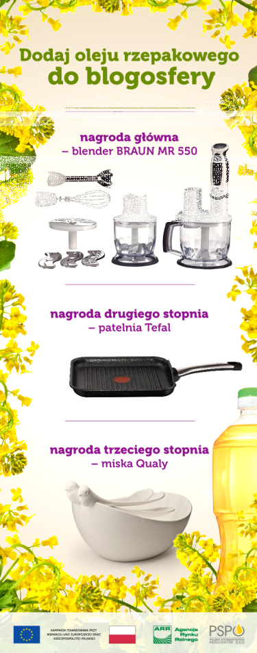 Konkurs "Dodaj oleju rzepakowego do blogosfery"