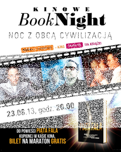 Konkurs "Zaproszenia na Kinowe BookNight w Kijów" Centrum Kraków
