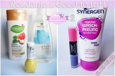 Konkurs "Mini rozdanie z Good To Try"