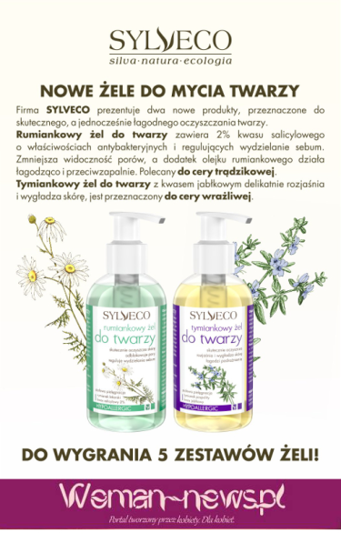 Konkurs "Wymyśl hasło reklamowe dla nowości i wygraj zestaw kosmetyków od Sylveco"