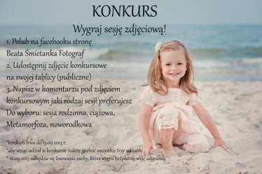 Konkurs "Sesja zdjęciowa do wygrania"
