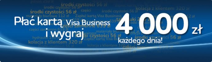 Konkurs "Płać kartą Visa Business i Wygrywaj"