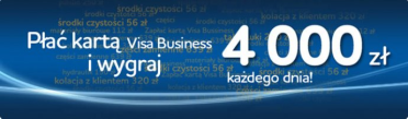Konkurs "Płać kartą Visa Business i Wygrywaj"