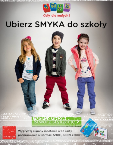 Konkurs "Ubierz Smyka do szkoły"