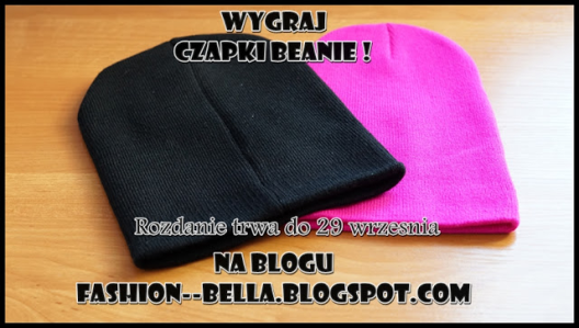 Konkurs "Rozdanie - wygraj czapkę beanie, dla blogerów"