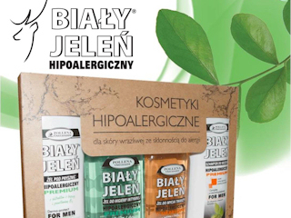 Konkurs "Wygraj zestaw hipoalergicznych kosmetyków BIAŁY JELEŃ FOR MEN" do godz. 20:00