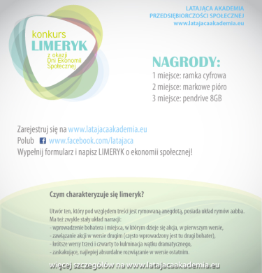 Konkurs "Limeryk" kujawsko-pomorskiego