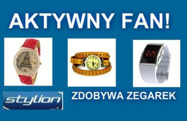 Konkurs "Aktywny fan zdobywa zegarek"
