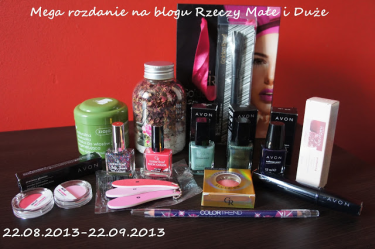 Konkurs "Pierwsze rozdanie na blogu Rzeczy małe i Duże" dla blogerów