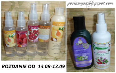 Konkurs "Rozdanie kosmetyczne" dla blogerów