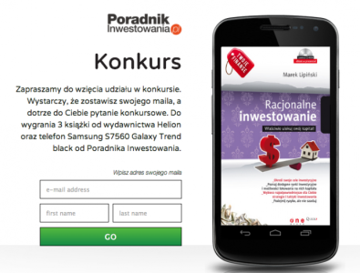 Konkurs "Wygraj Książkę lub telefon Samsung Trend!"