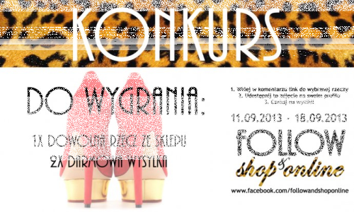 Wygraj dowolny ciuch ze sklepu lub darmową wysyłkę!