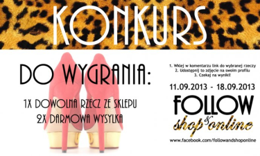 Wygraj dowolny ciuch ze sklepu lub darmową wysyłkę!