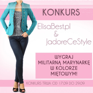 Konkurs "Wygraj militarną marynarkę w kolorze miętowym"