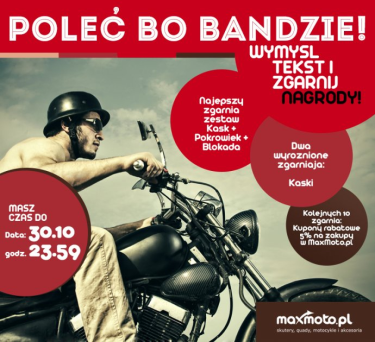 Konkurs "Nowe hasło promocyjne MaxMoto"